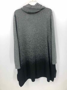 Apt 9 Size 3X Grey Metallic Sweater