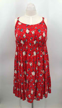 Load image into Gallery viewer, Torrid Size 3X Red Floral Dress