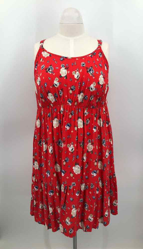 Torrid Size 3X Red Floral Dress