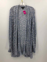 Load image into Gallery viewer, Lane Bryant Size 18/20 Navy/White marled Duster