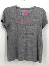 Load image into Gallery viewer, Torrid Size Large Gray Screen Printed Knit Top