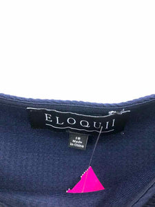 Eloquii Size 18 Navy Knit Top