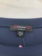 Load image into Gallery viewer, Cocomo Size 2X Navy Star Knit Top