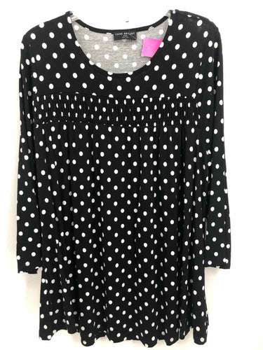 Lane Bryant Size 18/20 Black/white Polka Dot Tunic