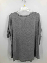 Load image into Gallery viewer, Maurices Size 2X Gray Screen Printed Knit Top