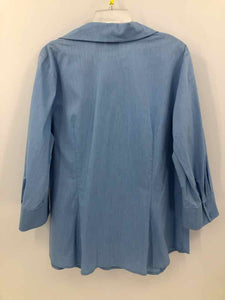 Worthington Size 1X Light Blue Blouse