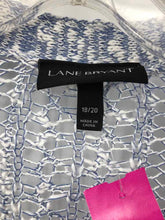 Load image into Gallery viewer, Lane Bryant Size 18/20 Navy/White marled Duster