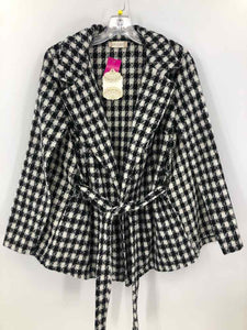 Altar'd State Size Large Black/white Checkered Duster