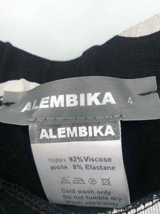 Alembika Size 1X Black/white Polka Dot Capris