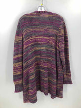 Load image into Gallery viewer, Lane Bryant Size 14 lav/beige Stripe Duster