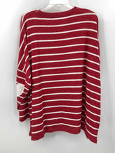 Load image into Gallery viewer, Maurices Size 2X Red/white Stripe Knit Top