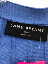 Load image into Gallery viewer, Lane Bryant Size 22/24 Light Blue Ribbed Duster