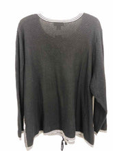 Load image into Gallery viewer, CJ Banks Size 2X Black/white squares Knit Top