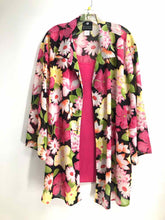 Load image into Gallery viewer, Maggie Size 5X Pink/black Print Blouse