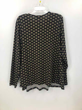 Load image into Gallery viewer, Lane Bryant Size 22/24 Black/gold Print Knit Top