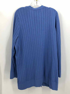 Lane Bryant Size 22/24 Light Blue Ribbed Duster