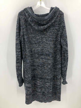 Load image into Gallery viewer, Yest Size Large Navy/black Tweed Cardigan