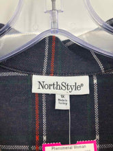 Load image into Gallery viewer, Northstyle Size 1X Navy/White Plaid Tunic