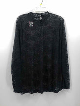 Load image into Gallery viewer, Lane Bryant Size 26/28 Black Lace Knit Top