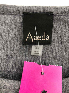 Aaeda Size 3X Gray Stars Tunic