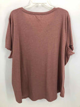 Load image into Gallery viewer, Maurices Size 2X Mauve Screen Printed Knit Top