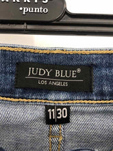 Load image into Gallery viewer, Judy Blue Size Large Denim Frayed Jeans