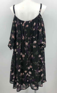 Torrid Size 4X Black Floral Dress